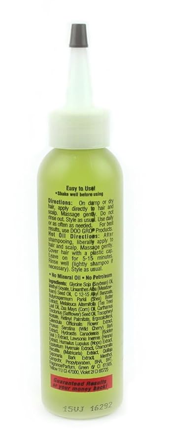 DOO GRO Anti-Itch Growth Oil, 4.5 oz
