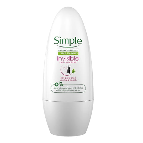 Simple Invisible Roll On 45Ml