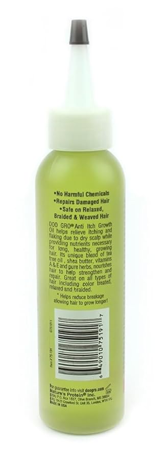 DOO GRO Anti-Itch Growth Oil, 4.5 oz