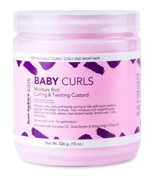 Aunt Jackie's Baby Curls – Curling & Twisting Custard